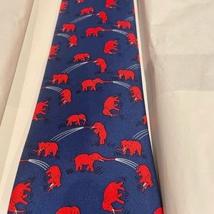 Hermes silk tie in box